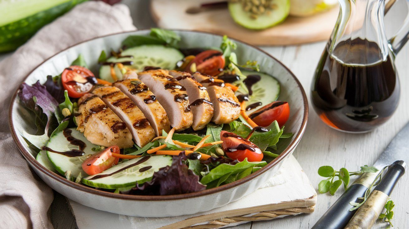 Bild Steirischer Salat mit Hühnerfilets