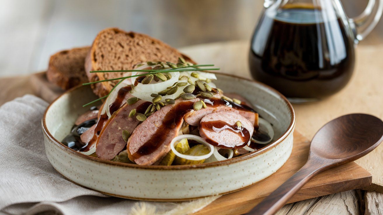 Bild Wurstsalat mit Kürbiskernöl